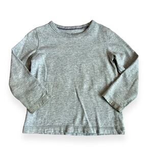 Mini Boden Gray Cotton Long Sleeve Tee 3-4Y
